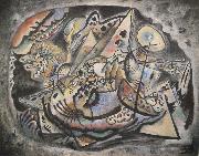 Wassily Kandinsky Szurke ovalis France oil painting artist